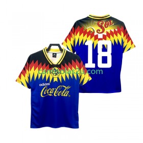 Camisolas de futebol Club América 18 1995 Retro Equipamento Alternativa Manga Curta